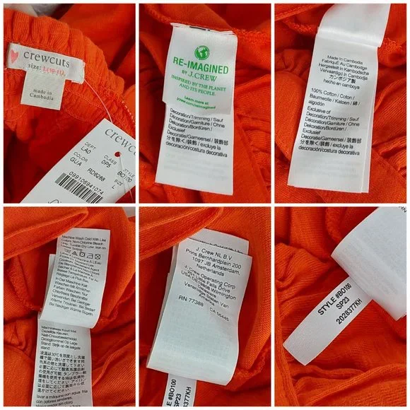 CREWCUTS RUFFLE SLEEVE TOP - Picture 9 of 13